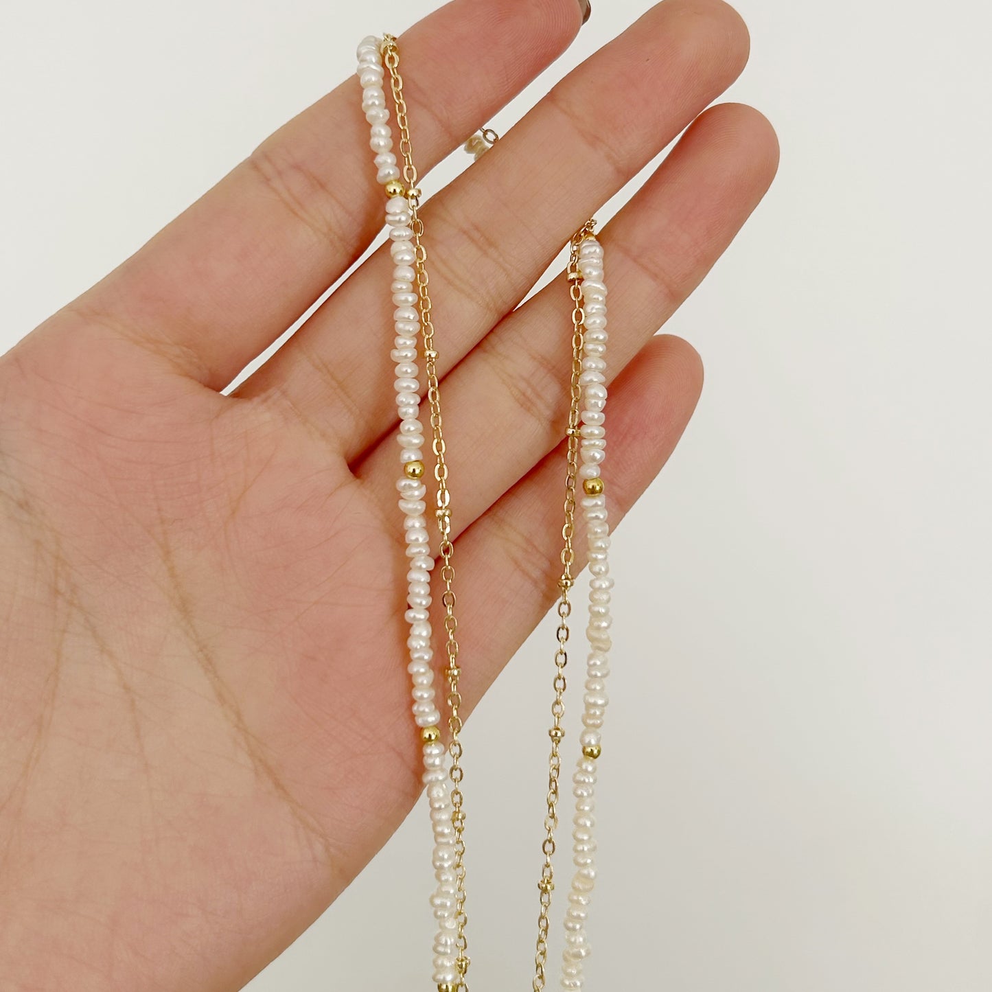 Petit double necklace