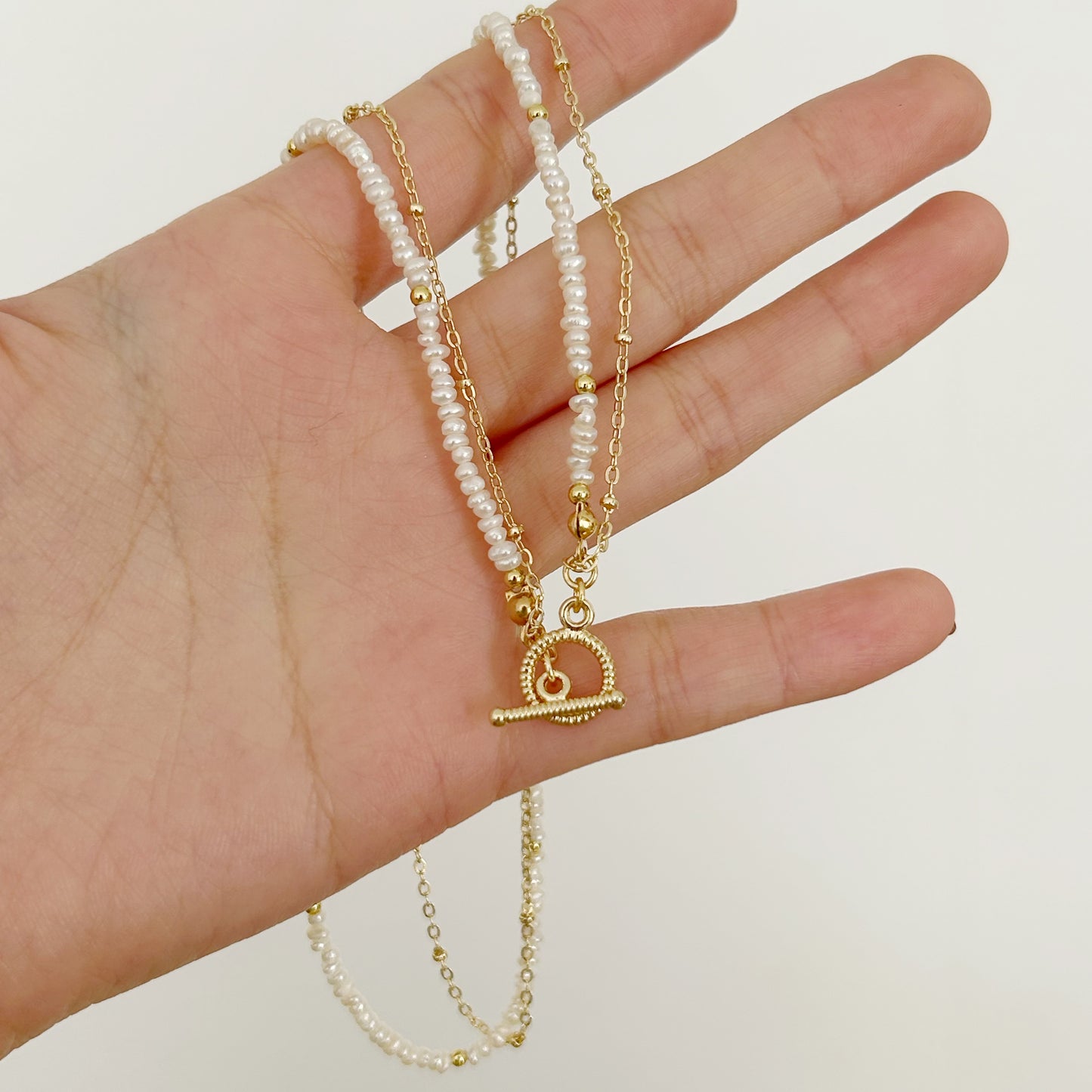 Petit double necklace