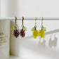 grape earrings