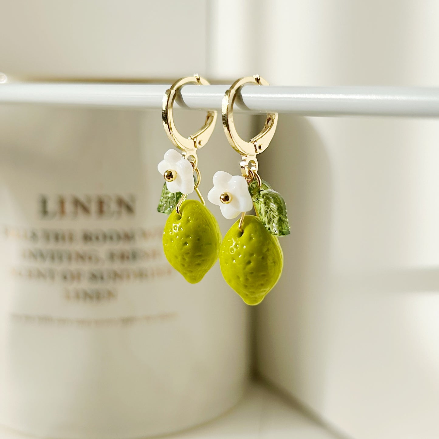 lemon earrings