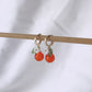 Bohemian Orange Earrings