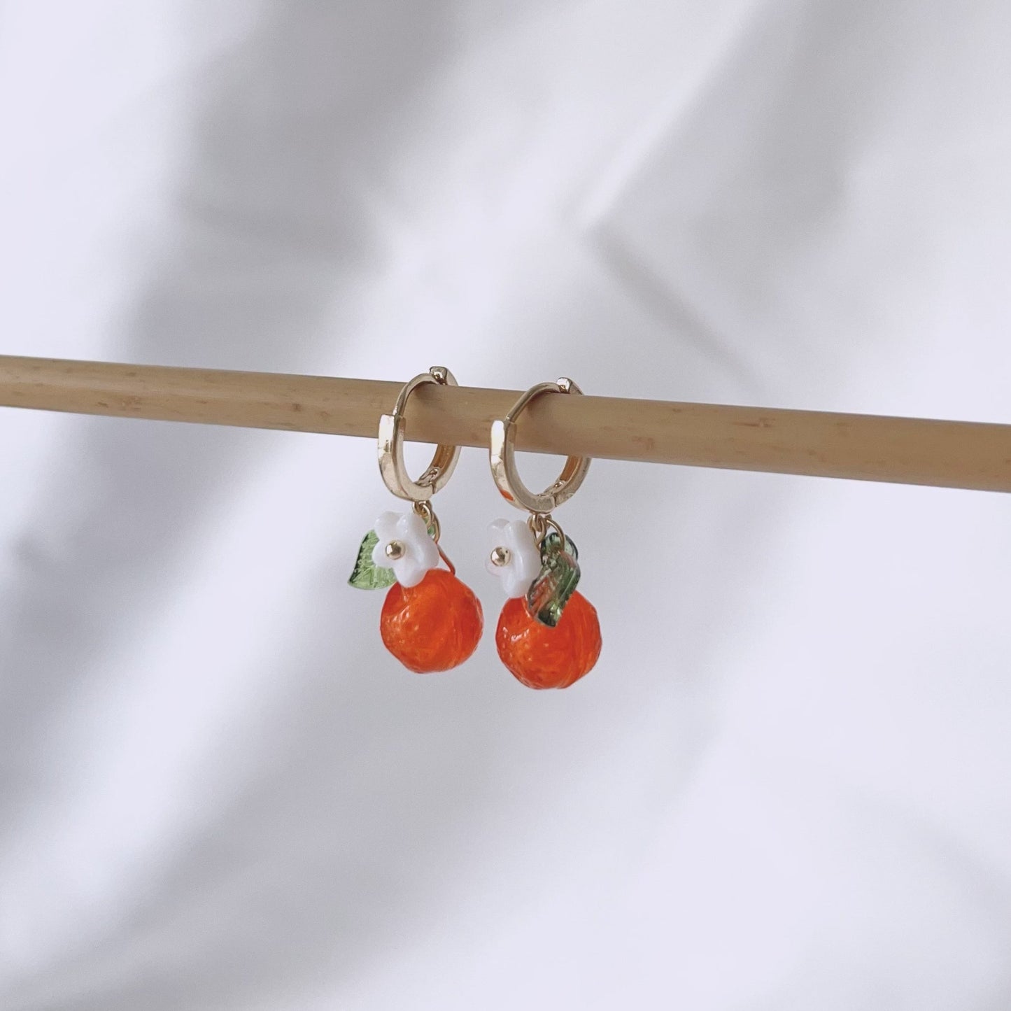 Bohemian Orange Earrings