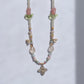 Freshwater pearl necklace with fruits